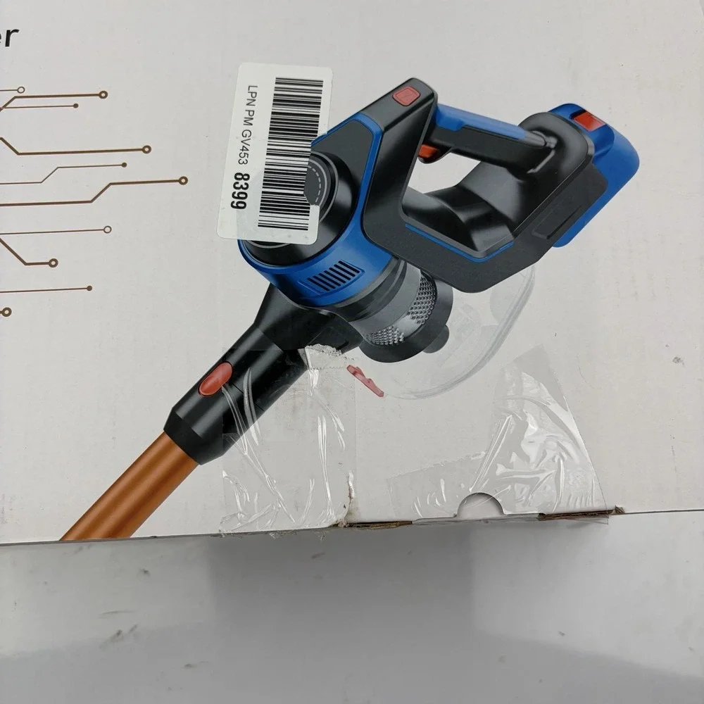 BSNAW Y501 Cordless Stick Vacuum Cleaner 70KPa Blue LED Pet Hair Floor Bagless